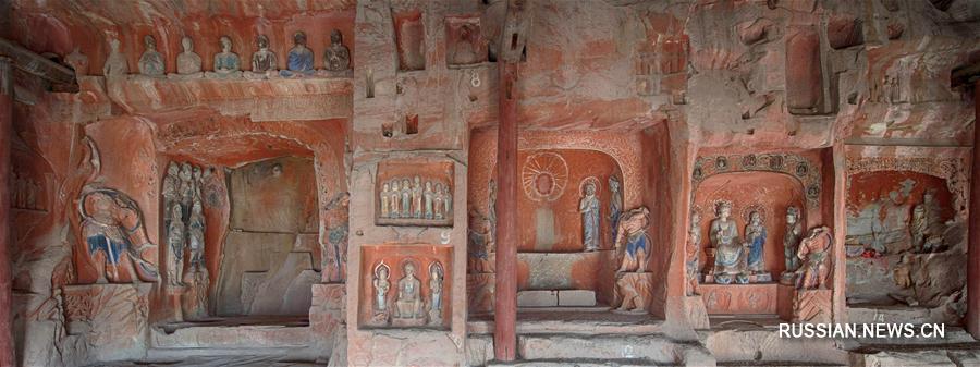 Каменные гроты Нанькань в Бачжуне