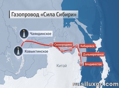 «Газпром» изменил планы стройки газопровода в Китай