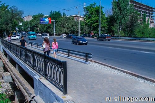 Мэрия Бишкека: Мост через реку Аламедин открыт после реконструкции