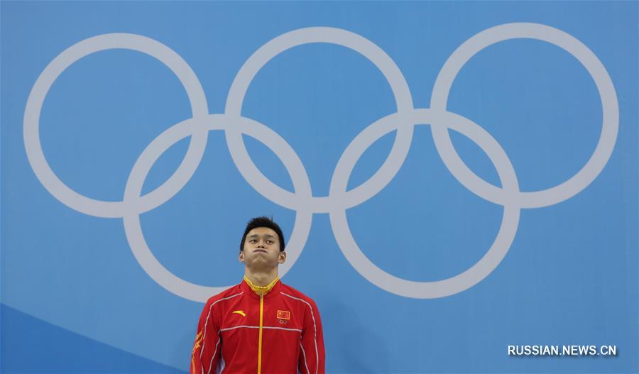 Срочно: Китайский пловец Сунь Ян стал олимпийским чемпионом на дистанции 200 метров вольным стилем