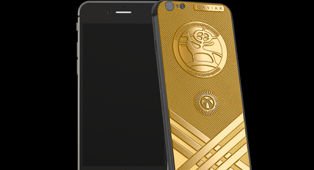 Появился золотой iPhone, посвященный Играм кочевников