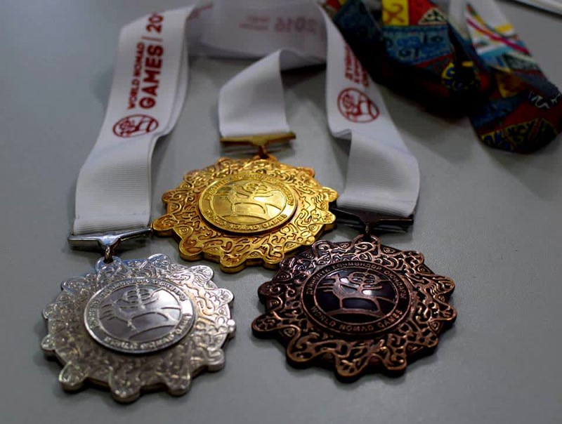 Представлен дизайн медалей II Всемирных игр кочевников
