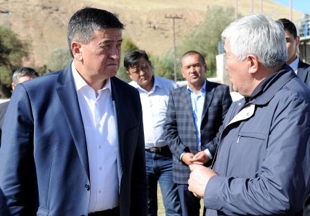 Премьер-министр поручил в срок завершить строительство объектов в Джалал-Абадской области