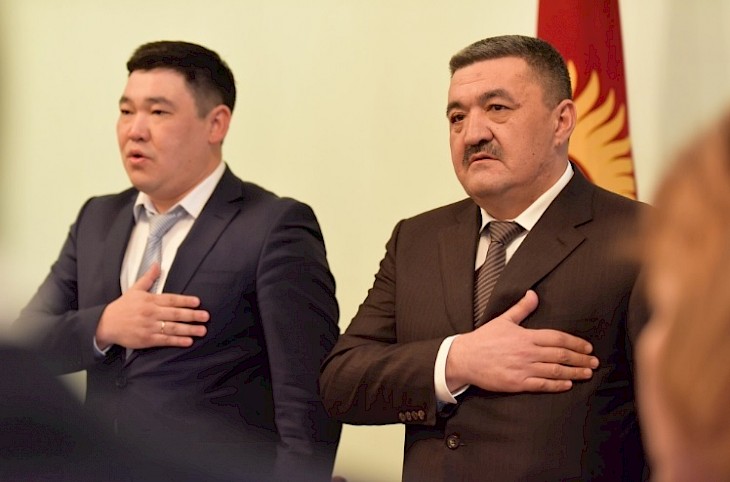 Албек Ибраимов официально вступил в должность мэра Бишкека