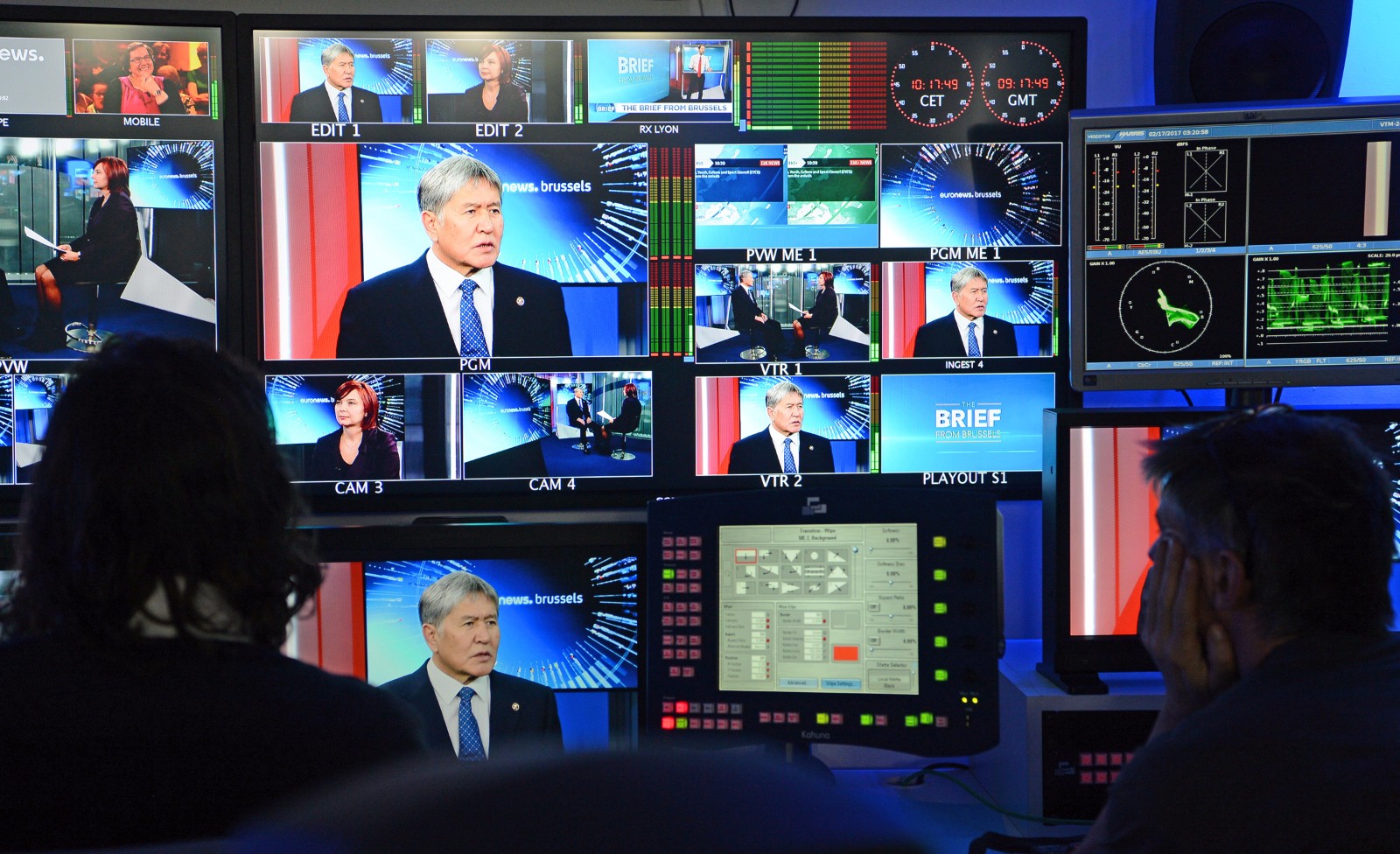 Президент Алмазбек Атамбаев дал интервью телеканалу «Евроньюс»