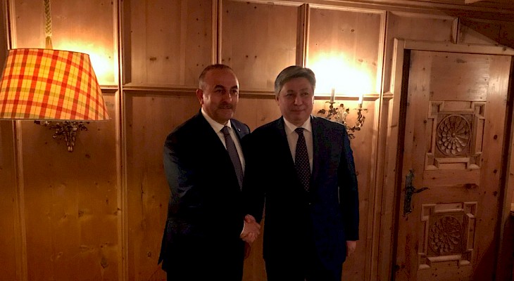 В Мюнхене состоялась встреча глав МИД Кыргызстана и Турции