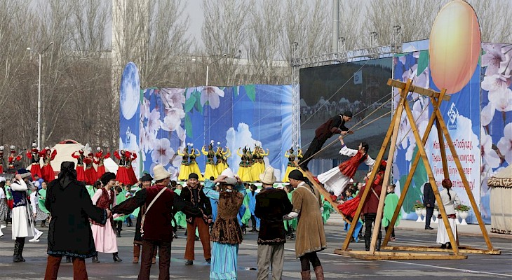 Весенний праздник Нооруз в Бишкеке