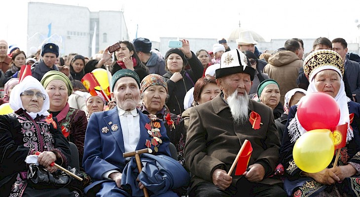 Весенний праздник Нооруз в Бишкеке