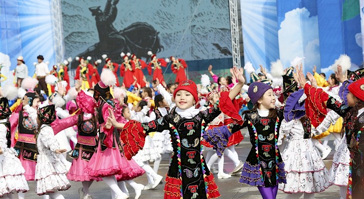 Весенний праздник Нооруз в Бишкеке