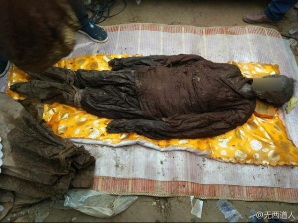 500-летняя мумия обнаружена в одной из провинций Китая