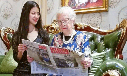 85-летняя красавица