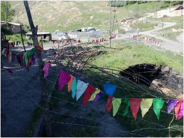 В Сулюкте обвалился грунт, пострадавших нет