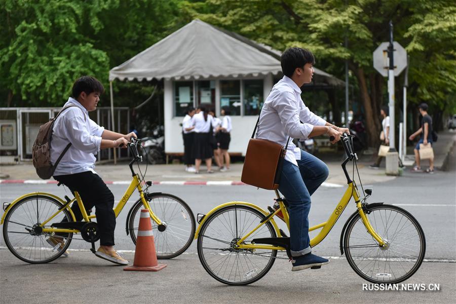 Китайская компания ofo сделает велосипеды доступными для студентов в Бангкоке