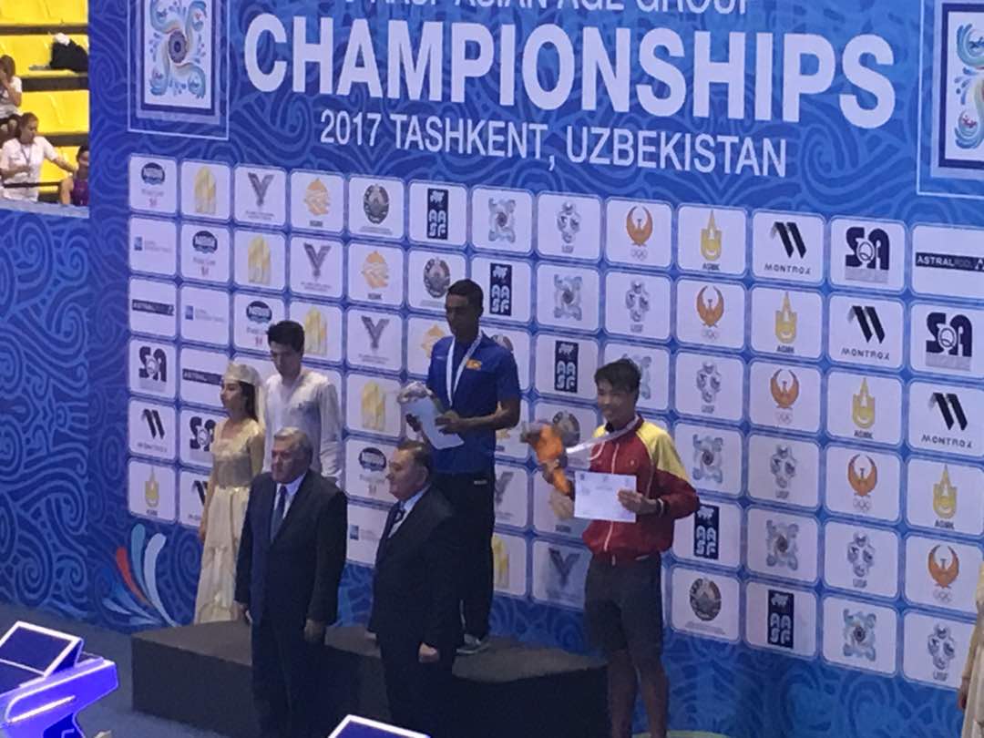 Кыргызстанец Денис Петрашов завоевал «золото» чемпионата Азии по плаванию