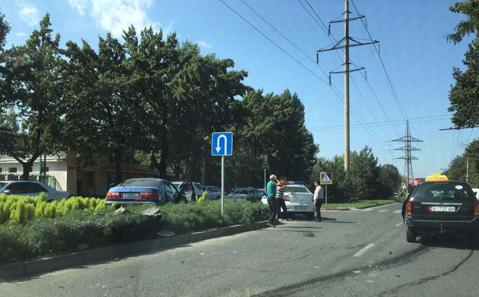 В Бишкеке возле ТЭЦ произошло ДТП