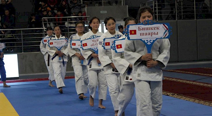 В Бишкеке прошел чемпионат по дзюдо среди взрослых