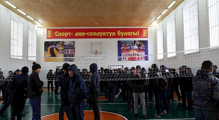 В отдалённом селе Алайского района впервые открыли современный спортзал