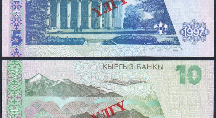 Купюры номиналом 5 и 10 сомов продают в интернете за 