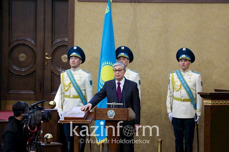 Касым-Жомарт Токаев вступил в должность президента Казахстана