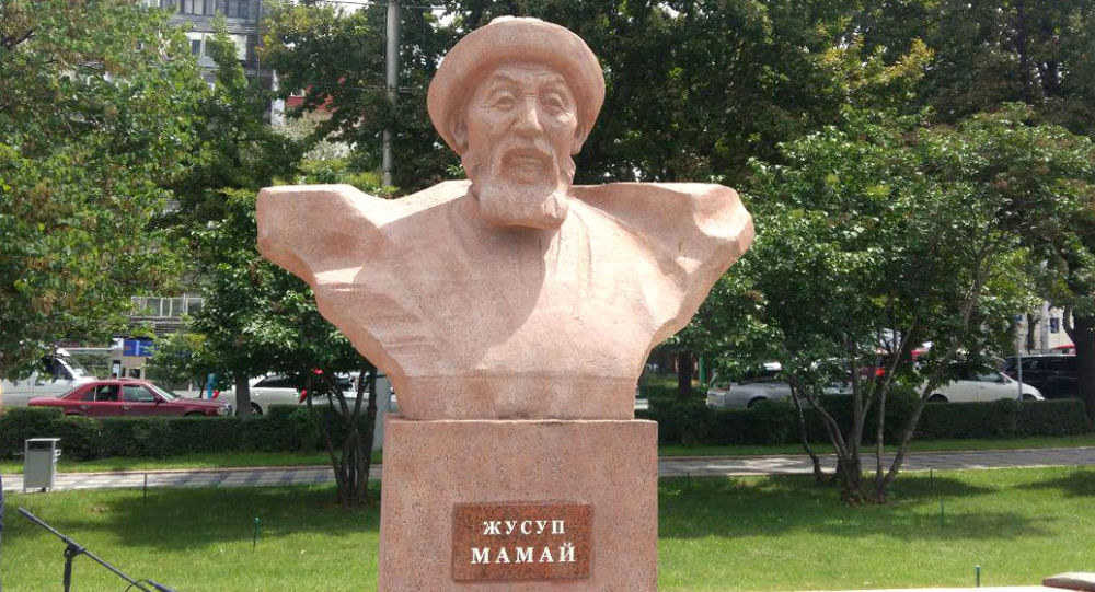 Манасчы Жусуп Мамай Бишкекте залкарлардын катарынан орун алды