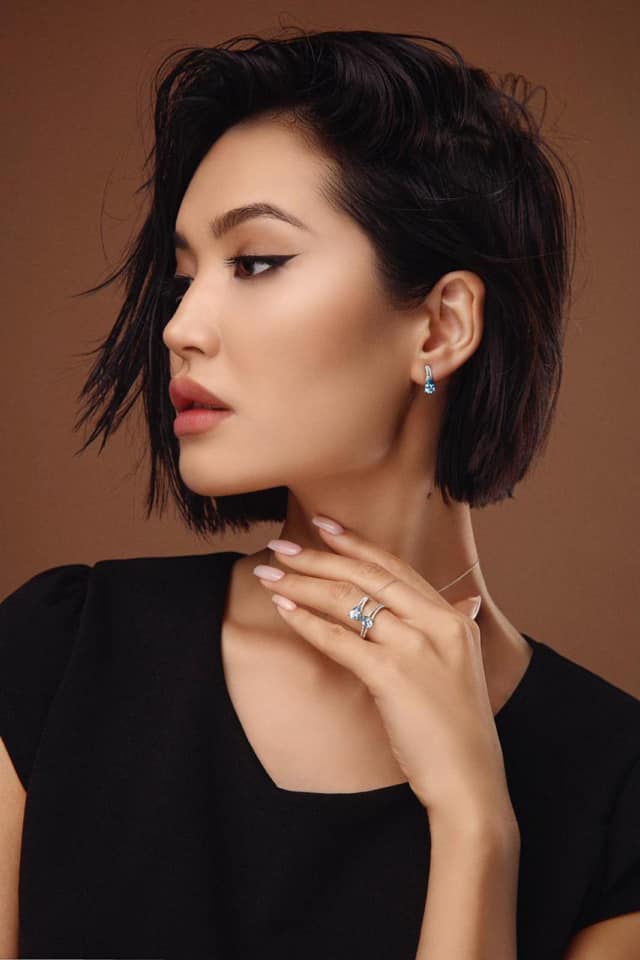 Бегимай Карыбекова стала моделью Emporio Armani
