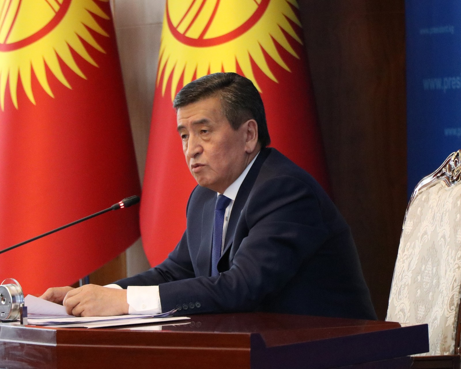 Президент Сооронбай Жээнбеков рассказал о проделанной работе за два года