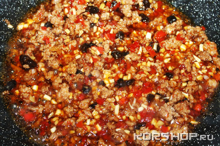 Китайское блюдо Mapo Doufu тофу, Mapo-тофу. Рецепт