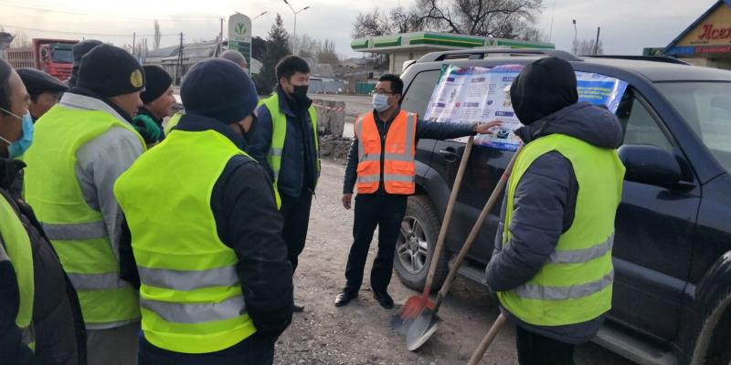 Строительство дорог Север-Юг и Бишкек-Кара-Балта продолжается