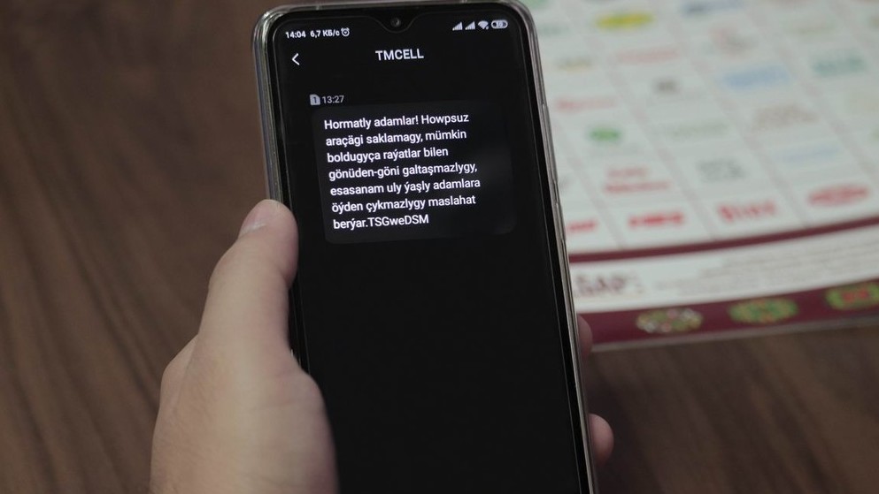 [Наши соседи] В Туркменистане через SMS призывают жителей соблюдать безопасную дистанцию