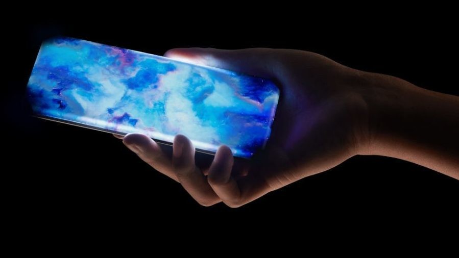 Xiaomi представила концептуальный смартфон с изогнутым экраном-водопадом. фото