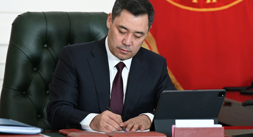 Жапаров подписал закон о внешнем управлении — он касается Кумтора